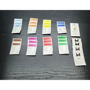 Monopoly Title Deed Cards Property Utilities Railroads Replacement Lot